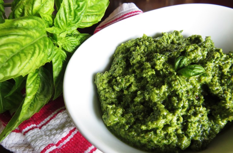 Walnut Basil Pesto | Girl and Apron